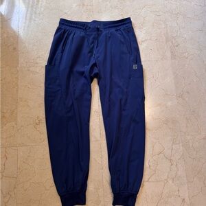 Womens Scrubs Navy Jogger Pants